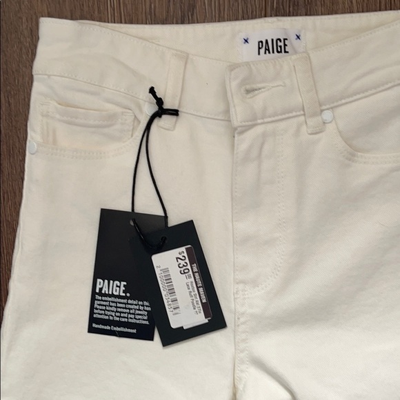 PAIGE Hoxton Straight Ankle Laced Ruffle - Picture 9 of 12